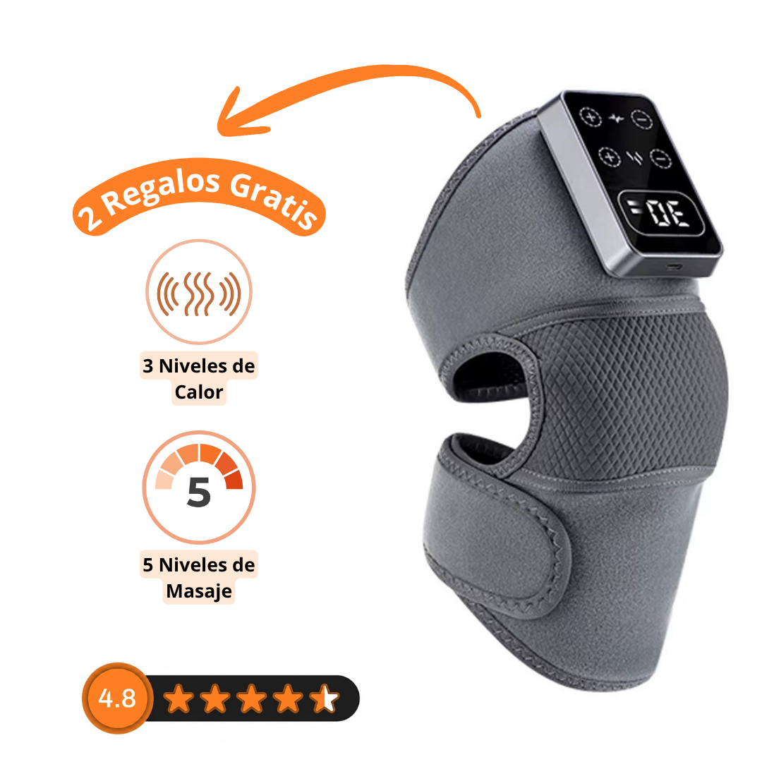 Masajeador de Rodilla con Calor y Vibración