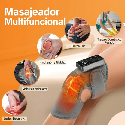 Masajeador de Rodilla con Calor y Vibración