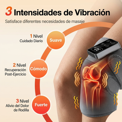 Masajeador de Rodilla con Calor y Vibración