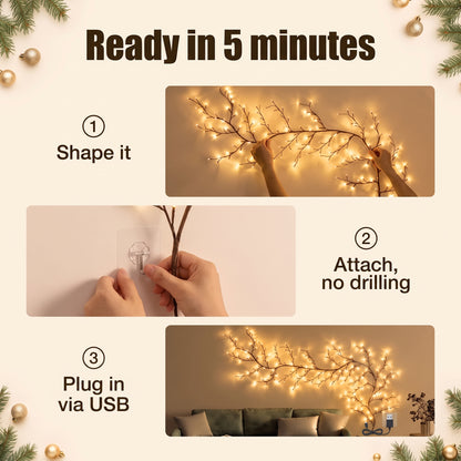 Warm Glow Twig Lights