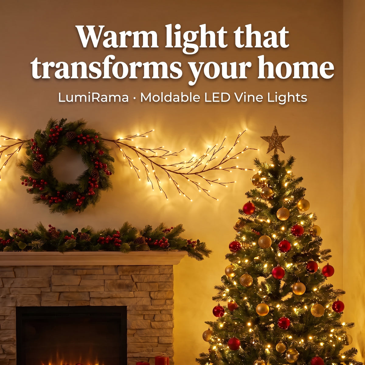 Warm Glow Twig Lights